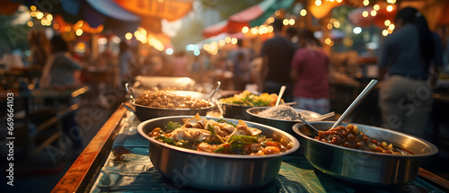 Market Magic: Street Food with a Wide-Angle Lens, Generative AI