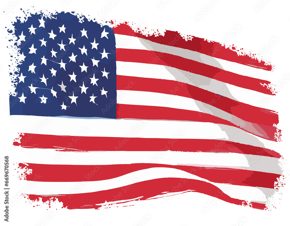 Abstract American Flag Abstract American Flag