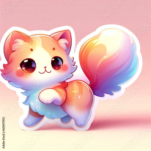 Generative AI Cat Sticker