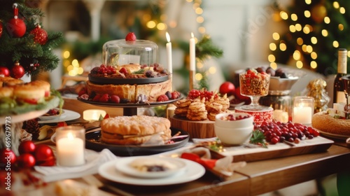  Brunch Delight: Christmas Table Laden with Delicious Food