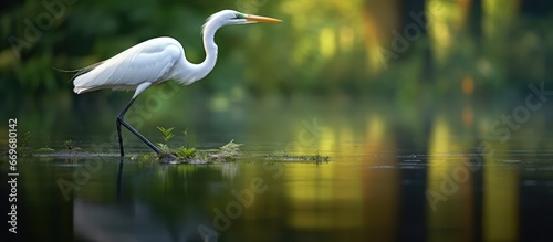 The egrets hunt © AkuAku