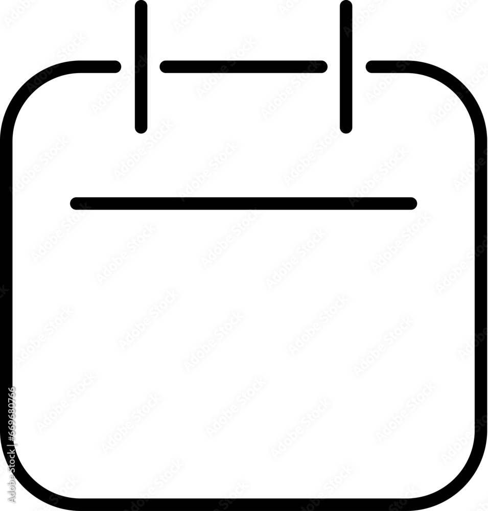 Calendar Outline Vector Icon. Vector Illustration for web sites, apps, design, banners and other purposes Calendar Outline Vector Icon. Vector Illustration for web sites, apps, design, banners and other purposes