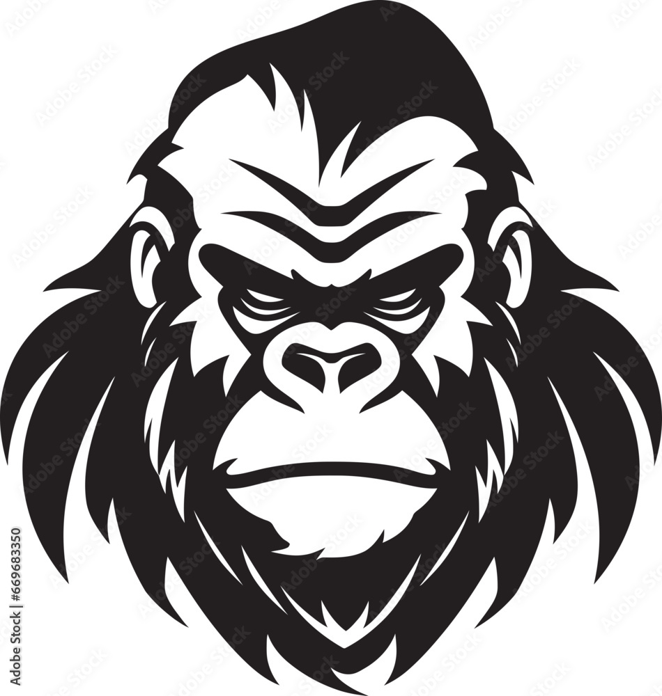 Gorilla Vector Line Art Mastering the Basics Wildlife Vector Art Gorillas in Their Habitat