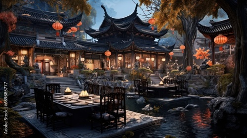 Traditional Japanese/Chinese Tea House