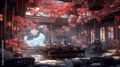 Traditional Japanese/Chinese Tea House