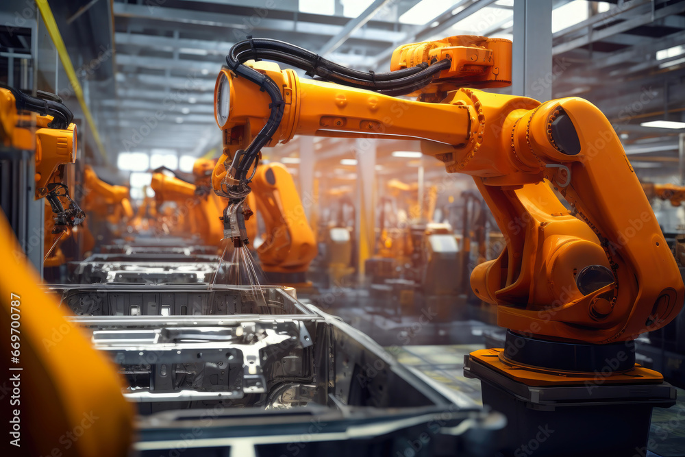 Industrial Robots Enhancing Production