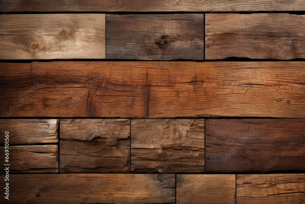Naklejka premium Natural Wood Imperfections in Rustic Settings