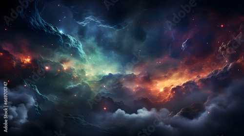 Beauty of deep space. Billions of galaxies in the universe Cosmic art background. Stars of a planet and galaxy in a free space. Planets and galaxy, science fiction wallpaper. 