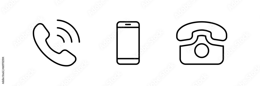 Contact us icon set. Web icon , mobile, phone, call, telephone, ringing, website, icon, sign - communication contact icons . ediable line stroke Contact us icon set. Web icon , mobile, phone, call, telephone, ringing, website, icon, sign - communication contact icons . ediable line stroke