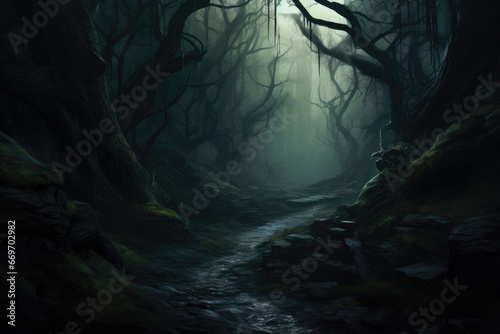 Mystical Forest of the Unknown