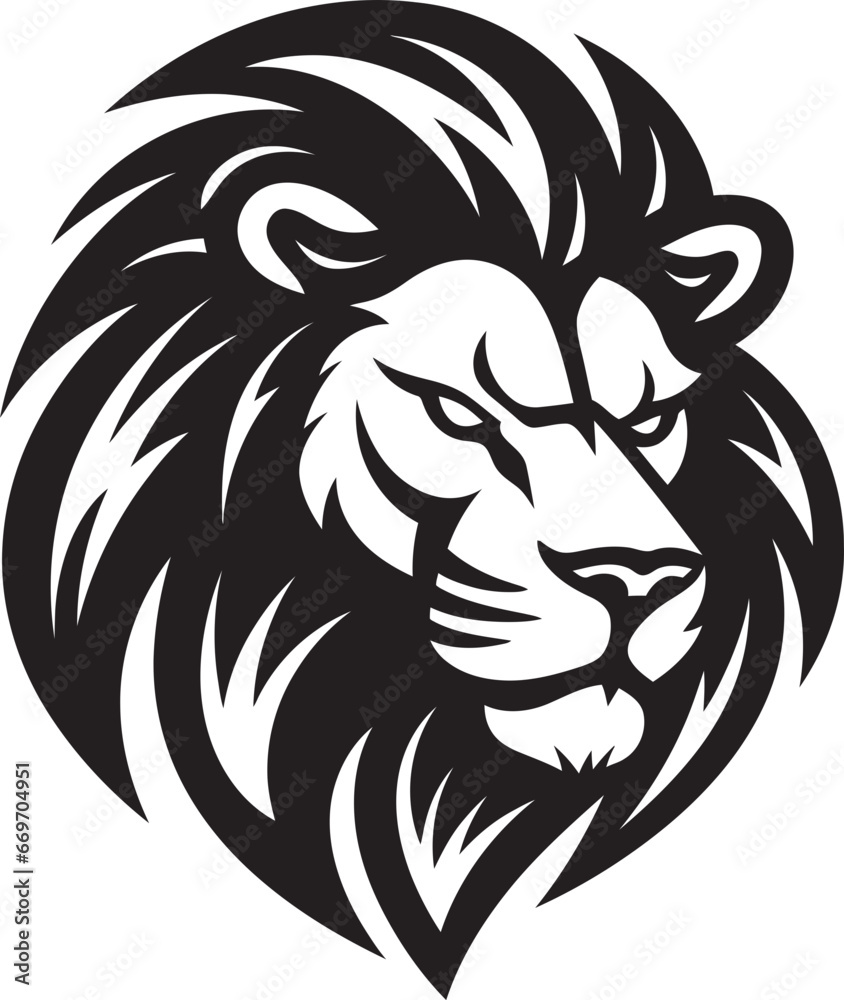 The Art of the Wild Lion Vector Illustration Digital Pride Parade Celebrating Lion Majesty