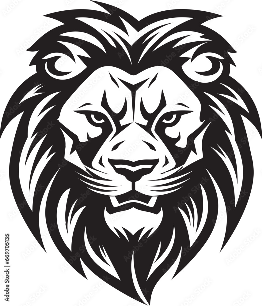 Digital Pride Parade Celebrating Lion Excellence Vibrant Mane Magic in Detail Vector Roar