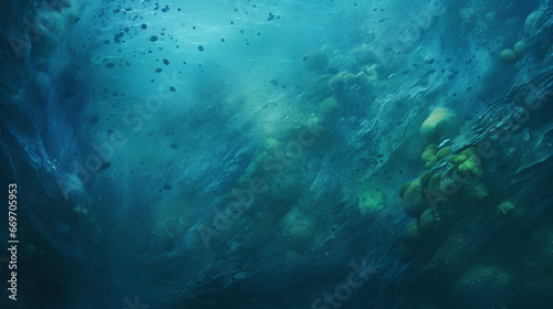 Abstract Underwater texture background