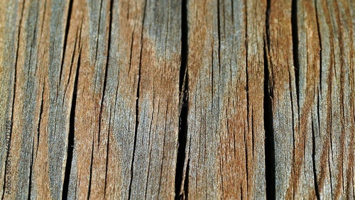 Close-up photo of the rough surface of an old wooden board