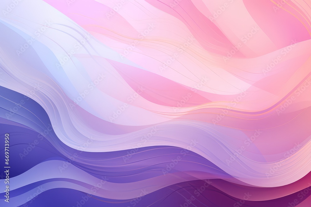 Fototapeta premium Colors of May: A Soft Harmony of Cream and Lilac