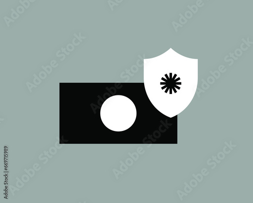  safe money  vector illustration in flat design