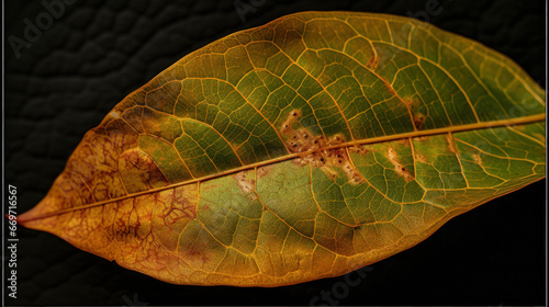 Autumn Veins: Detailed Dry Leaf Textur