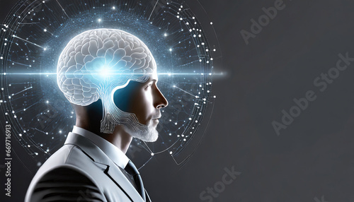 Development of artificial intelligence, ai, for business people experience use brain function