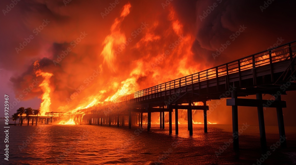 The Florida Keys on Fire Landscape