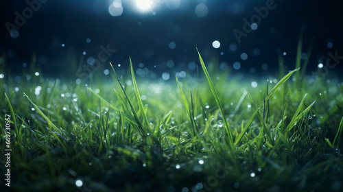An eerie stillness hangs in the air, the moonlight shining brightly down upon the dew-covered grass