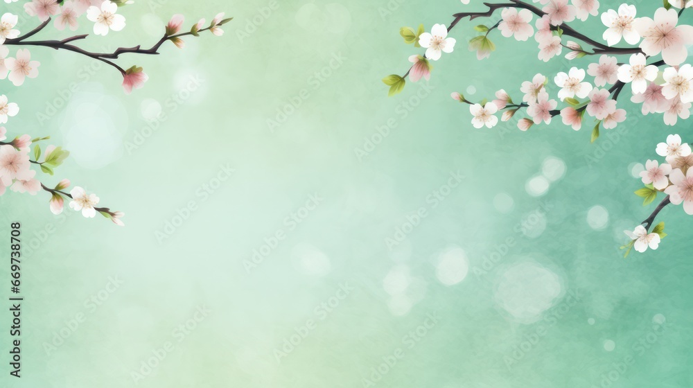 Cherry Blossom Flowers with Bokeh Effects Cherry Blossom Flowers with Bokeh Effects