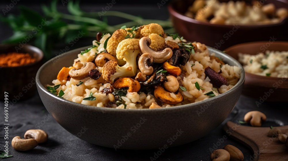 Delicious Gourmet Cuisine: Mouthwatering Meat and Vegetable Dish for a Healthy Meal, generative AI