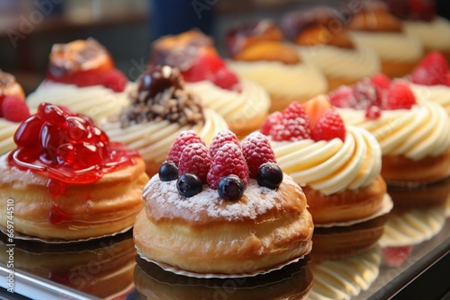 delicious pastry. Generative AI
