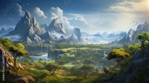 Explore the role of stunning landscapes in creating immersive and visually captivating game worlds