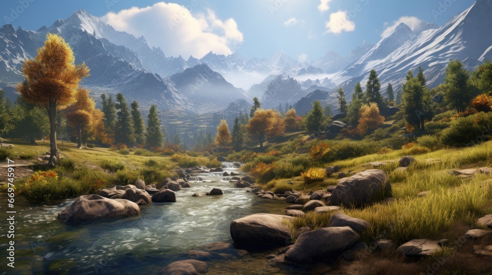 Explore the role of stunning landscapes in creating immersive and ...