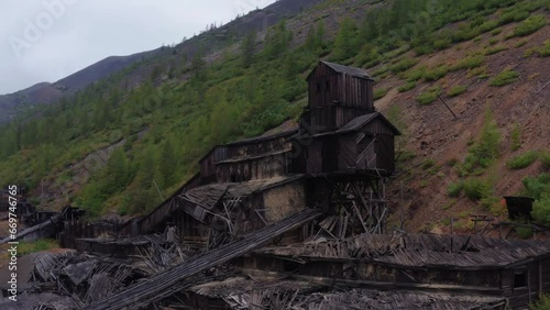 Abandoned processing plant, 4k, 25fps