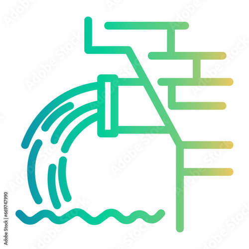 drainage system icon