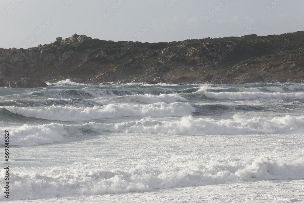 Fototapeta premium waves on the beach