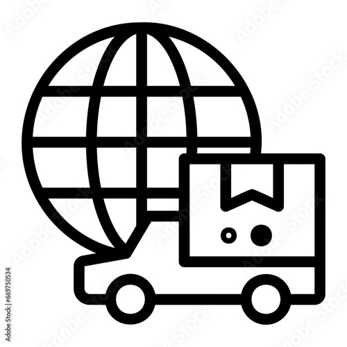global delivery icon