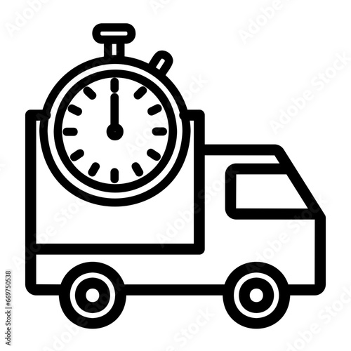 timely delivery icon