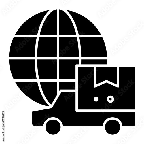 global delivery icon