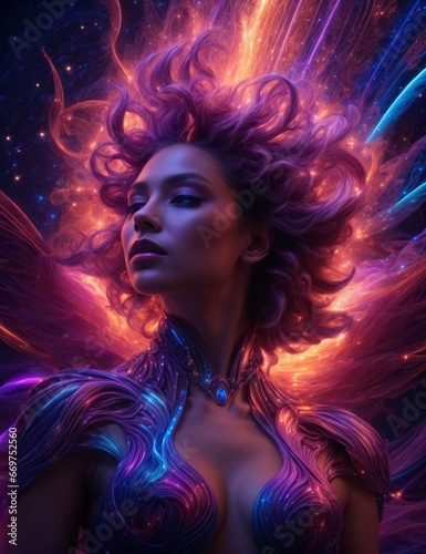  Epic celestial Goddess in the sky 3