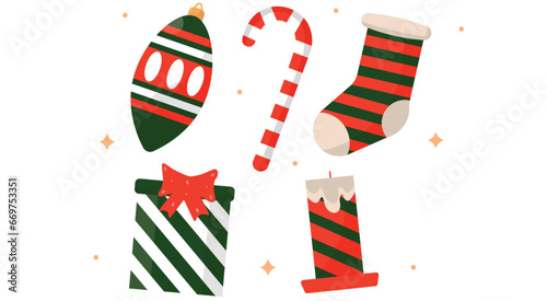 vector christmas elements collection
