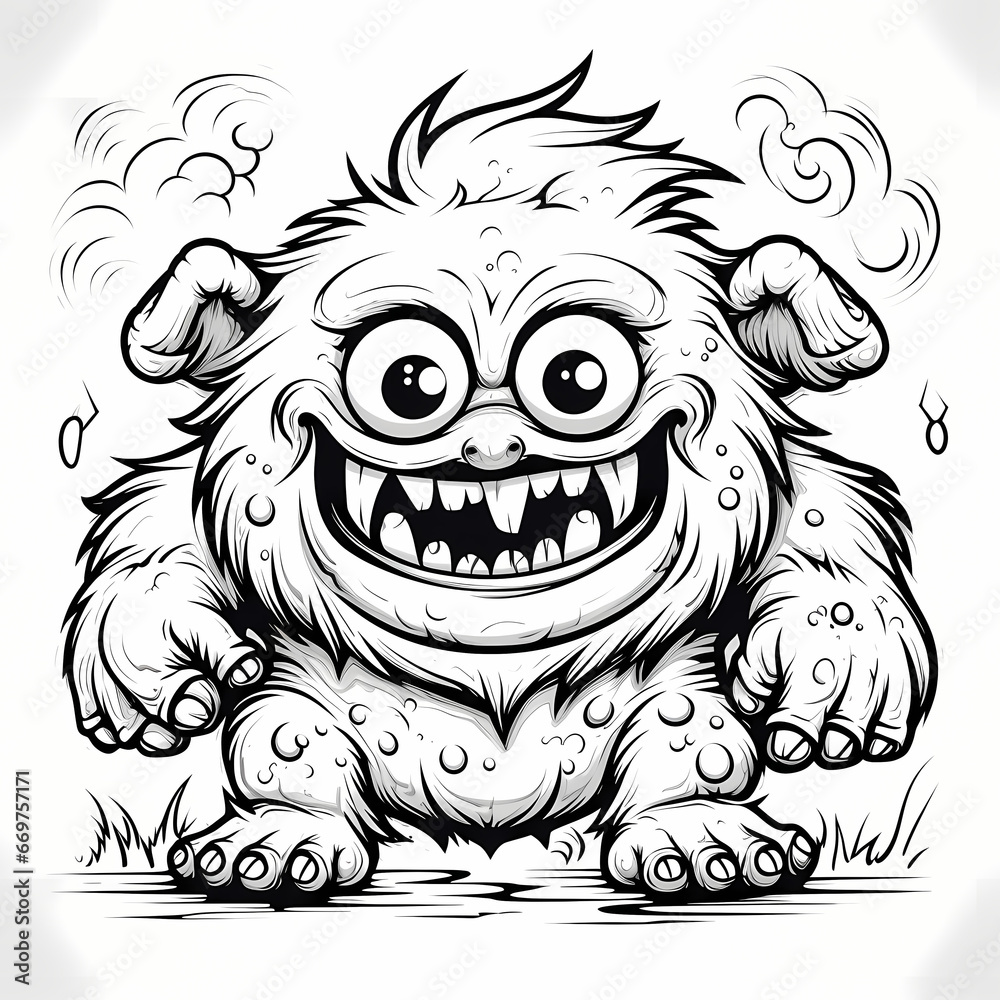 Monster Character Cartoon