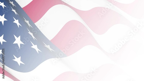 american flag banner america holiday motion election memorial vintage wave video