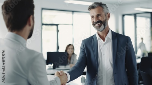 Free photo of businessmen shaking hands