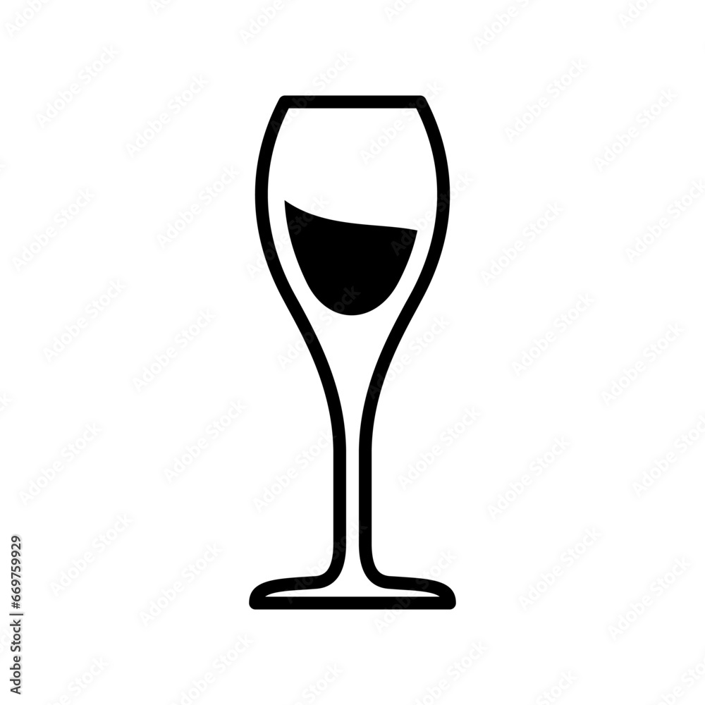 Wine Glass icon vector design templates simple and modern Wine Glass icon vector design templates simple and modern