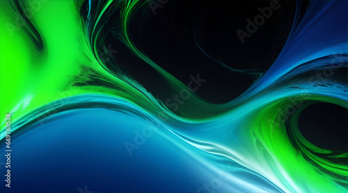  Abstract blue, green, and black background with lines, mix colorful gradient background, water wave effect wallpaper.