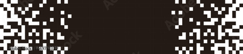 Dispersed background. Disintegration pixel effect illustration. Vector rectangle elements. Disappear transform rectangle texture. Dissolved filled square. Vector graphic.