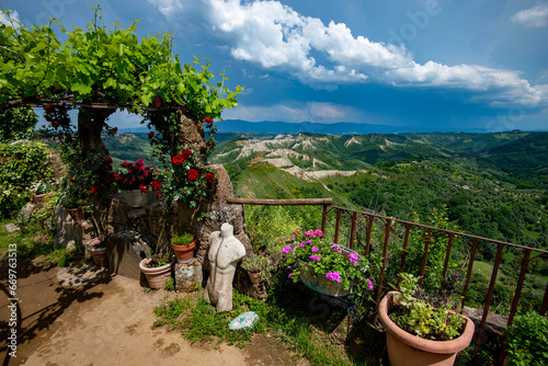 Poet Garden in Civita di Bagnoregio - Italy