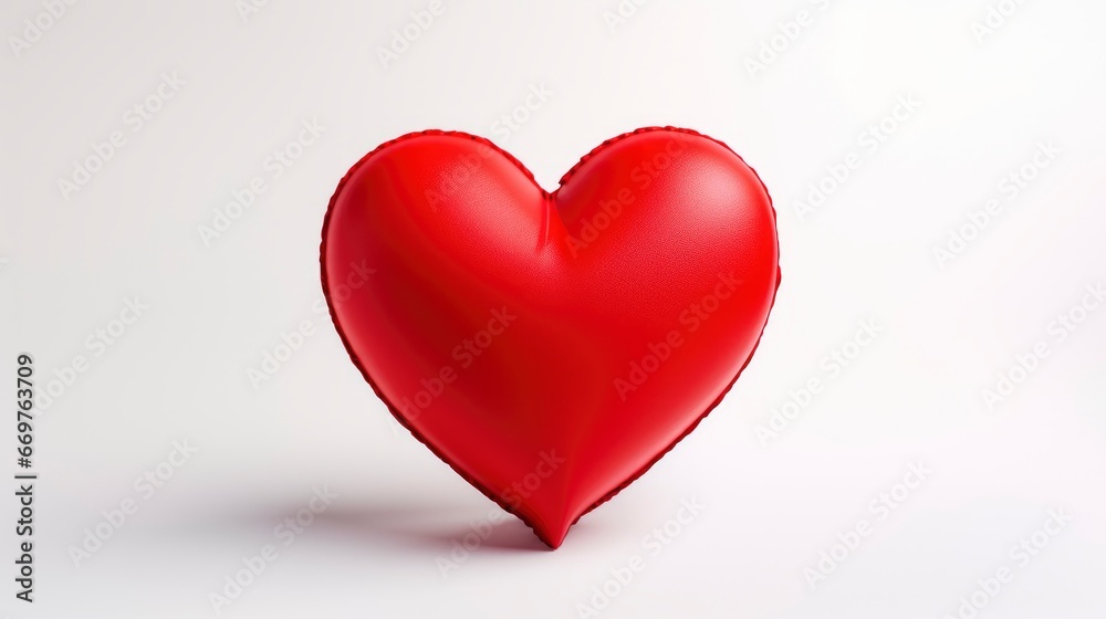 Red Heart Valentine Day Greeting Card photorealistic, Background Image,Valentine Background Images, Hd