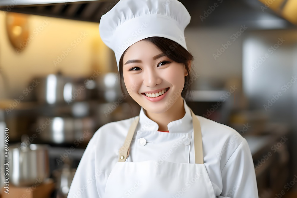 シェフの日本人女性 シェフの日本人女性