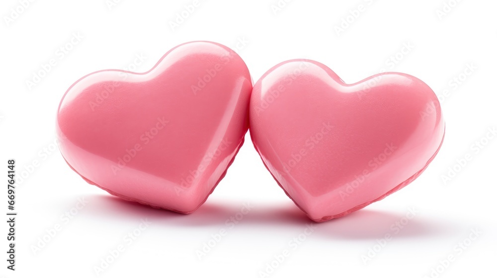 Two Pink Valentines Candy Hearts  , Background Image,Valentine Background Images, Hd