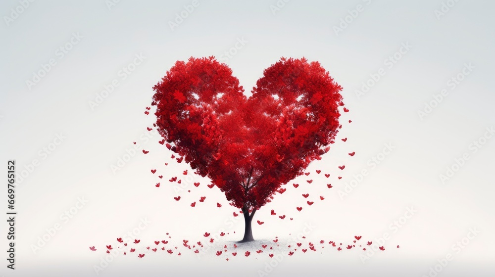 Valentines Day Red Heart On Old , Background Image,Valentine Background Images, Hd