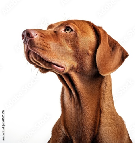 Charming Redhaired Vizsla Dog Eyes Closed Photoreal  Background Image Valentine Background Images  Hd