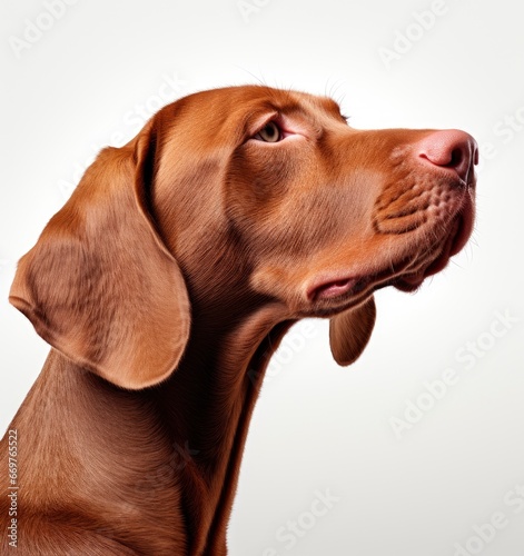 Charming Redhaired Vizsla Dog Eyes Closed Photoreal  Background Image Valentine Background Images  Hd